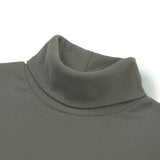 Slim-fit Unbalance Turtleneck [COCOA] (6618523566198)