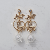 クリスタルバブルポニーイヤリング / Crystal Bubble Pony Earring