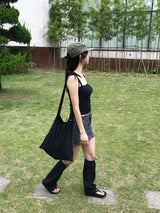 ロックスタッズデニムスカート
