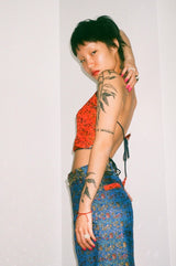 ツナニューイヤークロップドエプロントップ / Lunar New Year Cropped Apron Top (4520763883638)