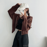 Lundi Oversized-Fit Knitwear Zip-up