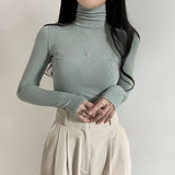 サムホールスリーブタートルネックTシャツ / Thumbhole Sleeve Turtleneck T-Shirt