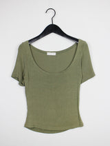 エンビーUネックTシャツ/Envy U-neck T-shirt (3color)