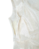 サテンレオパードドレス/DOZI - Satin Leopard Dress _ Off-White