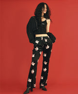 05ベルベットブーツカットパンツ / 0 5 cat velvet boots cut pants (4579927097462)
