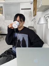 No.0433 shadow golgi KNIT T