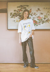 Happy Birthday to Me Oversized Supima cotton T-shirt 02 (6599528284278)
