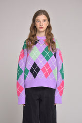 argyle knit (ivory)(Copy) (6628349902966)