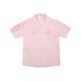 ミッションパッチボーリングシャツ/[UNISEX] Mission Patch Bowling Shirt (PINK)
