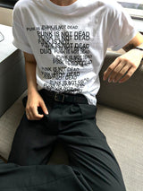 punk lettering t-shirts