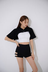 バックルフードボレロ/TOP(9365) Buckle Hooded Bolero