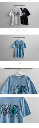 フライドショートスリーブTシャツ / Fried short-sleeved T-shirt