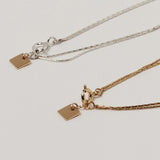 シルバーシンスレッドネックレス(スペアチェーン)/SILVER THIN THREAD NECKLACE(CHOKER) (925 silver / spare chain)