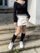 デイリーUネックTレイヤードノースリーブセット / Daily U-neck Tee Layered Sleeveless Set