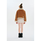 CHERRY SUEDE MUSTANG JACKET [CAMEL]