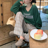 チェックバンディングパンツ