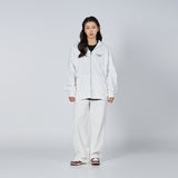 BASIC LOGO NEEDLEWORK SWEAT PANTS CREAM 