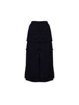 NYLON REVERSE LONG SKIRT (6682318274678)