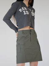 ベルリン2WAYクロップフードジップアップ / Berlin Two-Way Crop Hood Zip Up (4color)