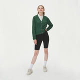 WOOL CROP KNIT CARDIGAN_GREEN (6610811191414)