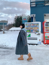フローモヘアロングコート