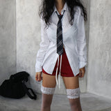 Checkered Geek Preppy Automatic Tie