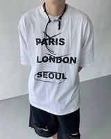 オウンキャピタルレタリング半袖Tシャツ