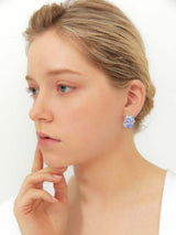 Daily Artistic Gold earring_S(Blue) (6642408554614)