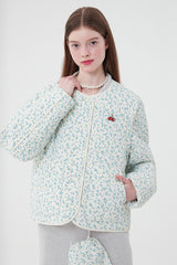 チェリーパッカブルキルティングジャケット / CHERRY PACKABLE QUILTING JACKET [IVORY]
