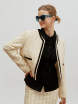 Tweed classic jacket - Mint (6682220789878)