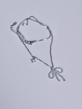 Shiny Ribbon Necklace