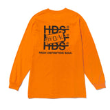 WORK LS TEE - ORANGE (4608374866038)