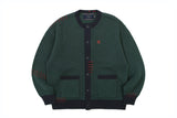 ハンドステッチラウンドカーディガン / HAND STITCH ROUND CARDIGAN_NAVY