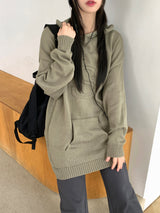 Gerber S overfit one-piece hooded knit