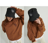 WHATTHE Logo Bucket Hat Black (6643570212982)