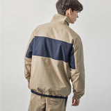 セミオーバーフィットブロックトラックジャケット/Semi Overfit Seperate Block Track Jacket J15 Beige/Navy (6604000657526)