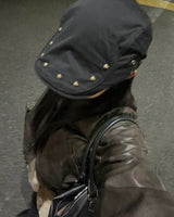 Y2K stud hunting cap