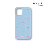 vintage ribbon case (blue)