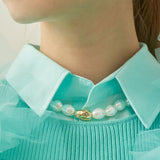 Shy bloom necklace (6586877968502)