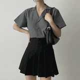 サンディーオープンカラー半袖シャツ / Sandy Open Collar Short-Sleeved Shirt