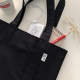 Oxford simple line bag - black