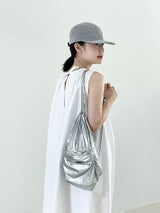 Future silver backpack