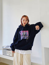 VENTIQUE Flying Cat Hoodie 3color