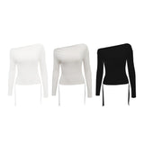 [MADE] Innerple Shirring Uncut Long Sleeve T-shirt