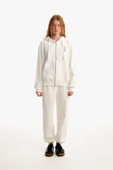 ウィティーバニーワッペンフーディージップアップ／WITTY BUNNY WAPPEN HOODIE ZIP UP [IVORY]