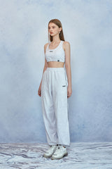 HIDE Cross Bra Top (White Melange) (6570976018550)
