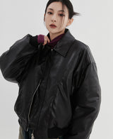 （UNISEX）チャブ6オンスレザージャンパー