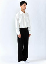 Back Slit Wide Pants (6594001502326)