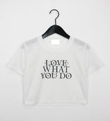 ロベット クロップ Tシャツ / Lovett Crop T-shirt (4color)