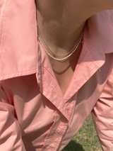 [92.5silver] mix pearl necklace